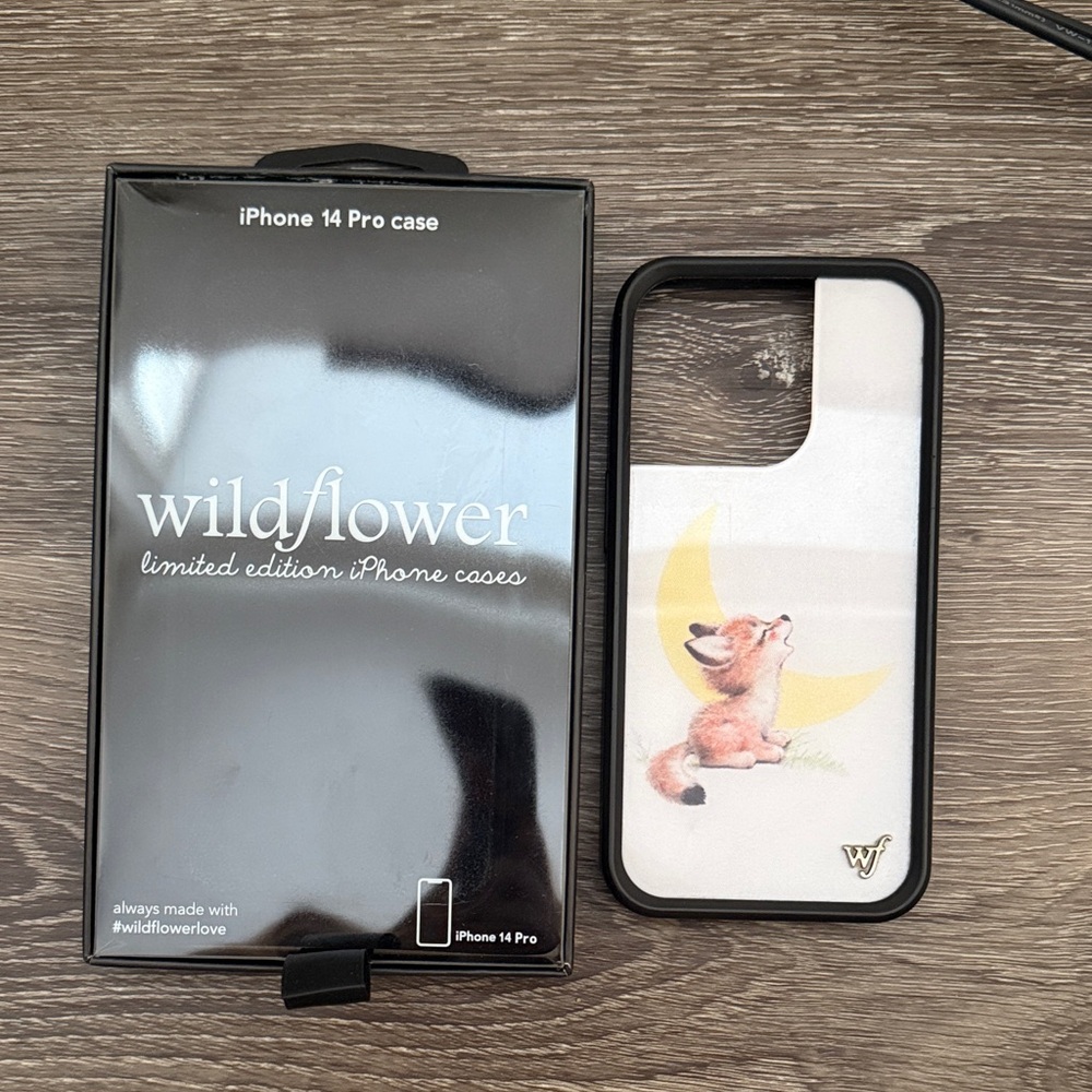 Wildflowers iPhone 14 Pro Case - Fox and Moon Design
